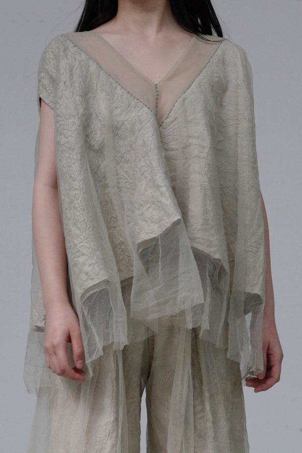 MUTEDANCE printed top MD23SS06